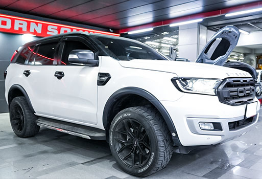 ผลงานเครื่องเสียงติดรถยนต์ Ford Everest